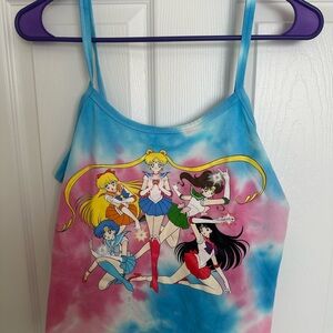 Sailor Moon Tie-Dye Tank Top